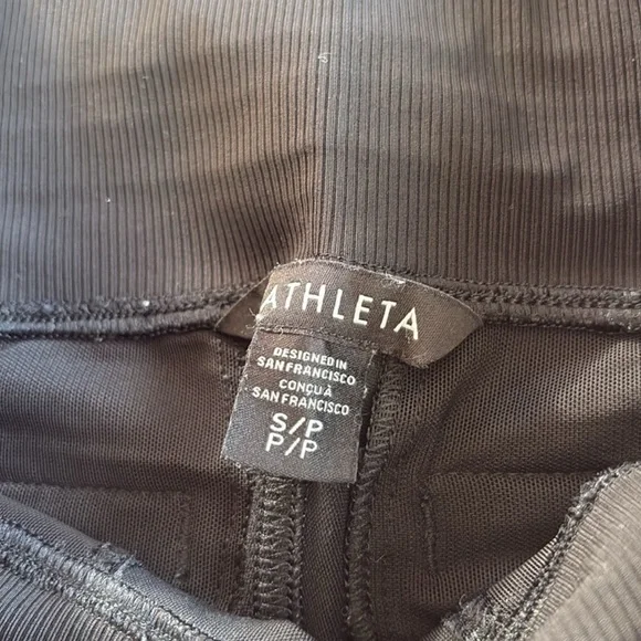 Athleta Black Joggers Pants -Small - Picture 3 of 5